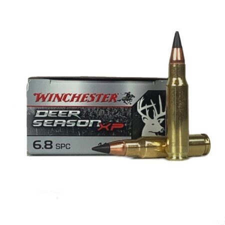 Winchester Deer Season XP 6.8mm Remington SPC 115 Gr. Extreme Point Polymer Tip- Box of 20