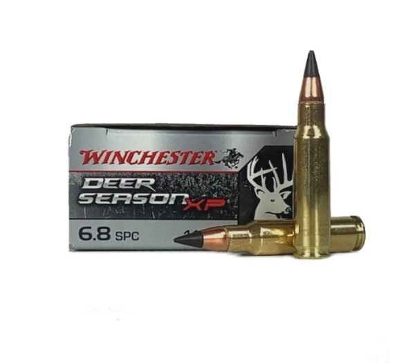 Winchester Deer Season XP 6.8mm Remington SPC 115 Gr. Extreme Point Polymer Tip- Box of 20