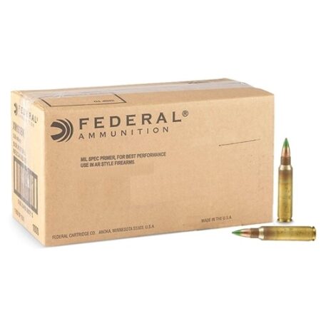 Federal 5.56x45mm NATO 62 Gr. M855 SS109 Penetrator FMJ- Box of 1000