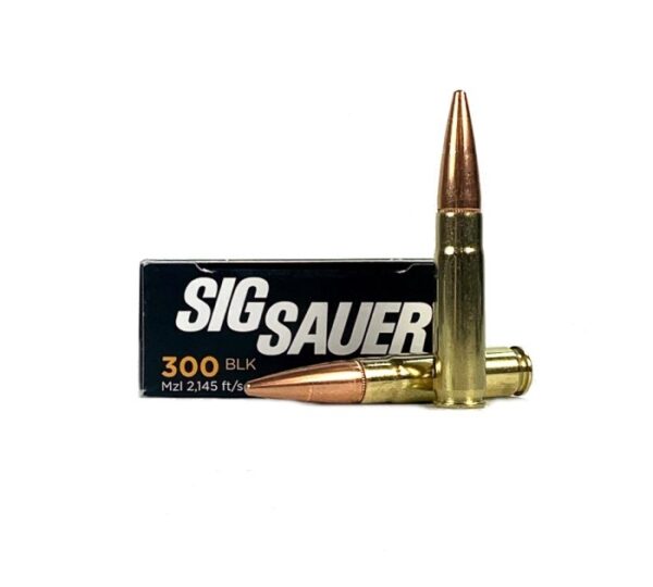 SIG SAUER Elite Performance .300 AAC Blackout 125 Gr. Full Metal Jacket- Box of 20
