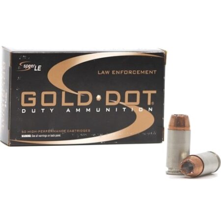 Speer Gold Dot LE Duty .40 S&W 165 Gr. Jacketed Hollow Point- Box of 50