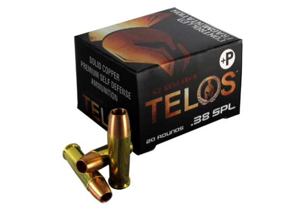 G2 Research Telos .38 Special +P 105 Gr. Solid Copper Fragmenting Projectile- Lead Free- Box of 20 - Image 2