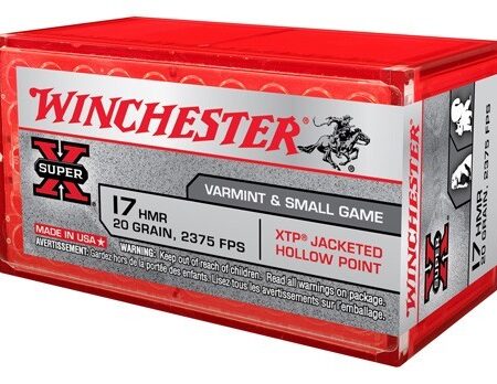 Winchester Super-X .17 Hornady Magnum Rimfire (HMR) 20 Gr. XTP Jacketed Hollow Point- Box of 50