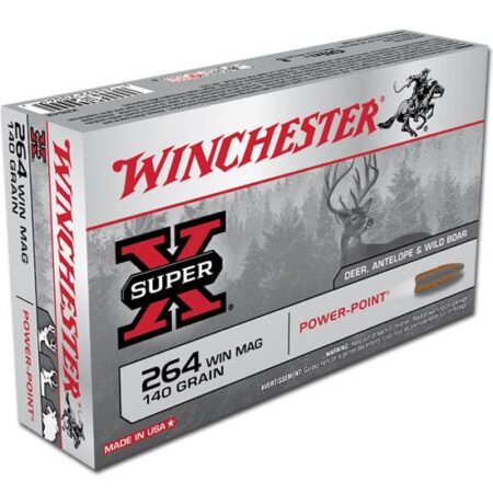 Winchester Super-X .264 Winchester Magnum 140 Gr. Power-Point- Box of 20