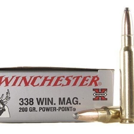 Winchester Super-X .338 Winchester Magnum 200 Gr. Power Point- Box of 20