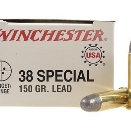 Winchester .38 Special 150 Gr. Lead RN- Box of 50