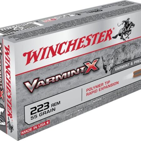 Winchester Varmint X . 223 Remington 55 Gr. Polymer Tip- Box of 20