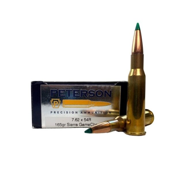 Peterson Precision 7.62x54R 165 Gr. Sierra Tipped GameChanger- Box of 20