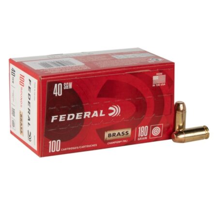 Federal Champion Training .40 S&W 180 Gr. Champion FMJ- Box of 100