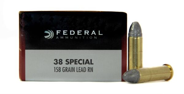 Federal Champion .38 Special 158 Gr. Lead Round Nose- Box of 50