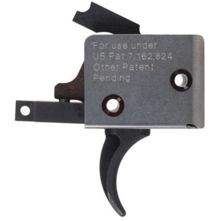 CMC Triggers AR-15 Tactical Drop-In Single Stage Trigger Group- Small Pin 0.154"- Curved