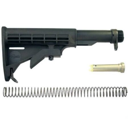 CMMG AR-15 Receiver Extension and Stock Complete Kit- Carbine Length- Black