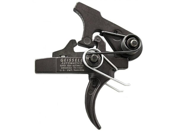 Geissele SSA-E Super Semi Automatic Enhanced Two Stage Trigger AR-15, LR-308 Small Pin .154"- Matte Black