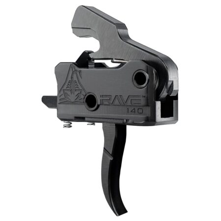 Rise Armament Rave-140 SST AR Single Stage Curved Bow Trigger w/ Anti-Walk Pins- 3.5 lb