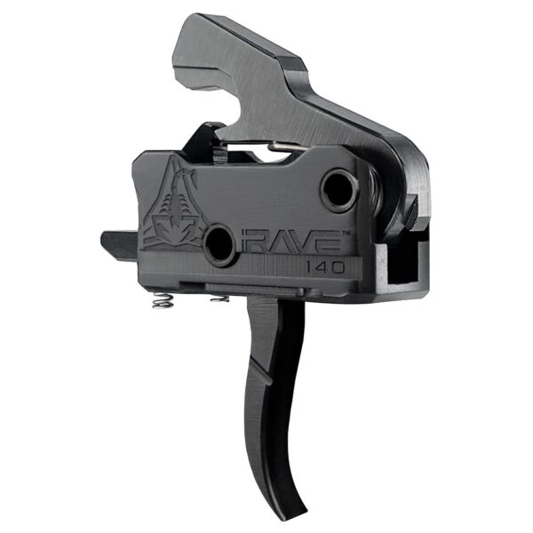 Rise Armament Rave-140 SST AR Single Stage Curved Bow Trigger w/ Anti-Walk Pins- 3.5 lb