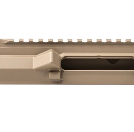 Aero Precision AR-15 M4E1 Threaded Stripped Upper Receiver, No Forward Assist- Aluminum- FDE Cerakote