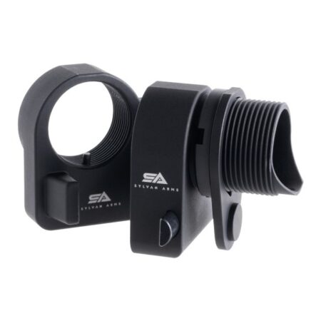 SYLVAN ARMS Gen 3 AR Folding Hinge Stock Adapter- Aluminum Black