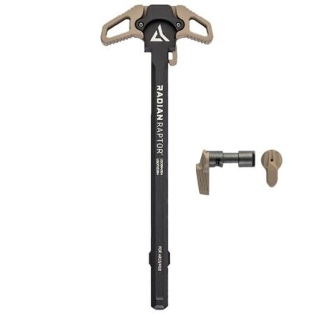 an image of the product Radian AR-15/M16 Raptor Charging Handle and Talon Safety Selector Combo- FDE - R0299