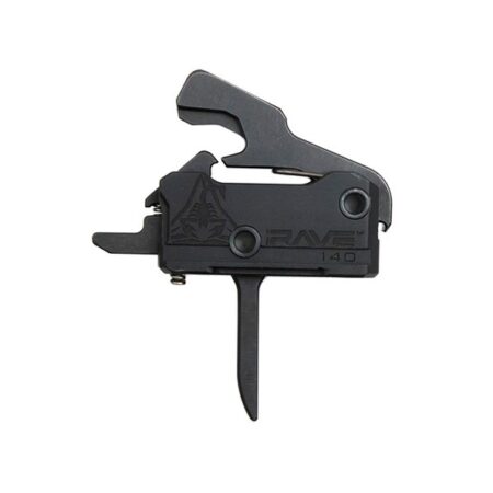 Rise Armament Rave-140 SST Gen 2 AR Single Stage Flat Blade Trigger w/ Anti-Walk Pins- 3.5 lb