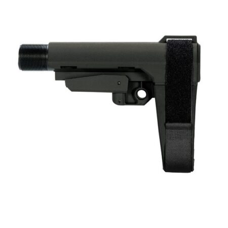SB Tactical SBA3 Pistol Stabilizing Brace W/ Receiver Extension- Stealth Gray