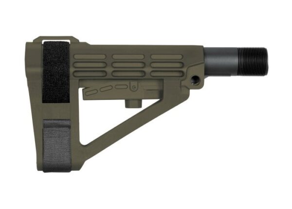 SB Tactical SBA4 Carbine Pistol Stabilizing Brace W/ Receiver Extension- ODG