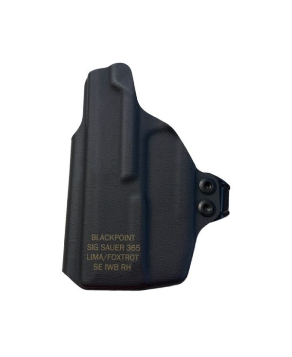 SIG SAUER P365/P365XL LIMA/FOXTROT Appendix IWB Holster- Right Hand- Black