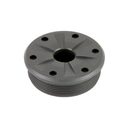 SilencerCo Omega/Hybrid .224 Cal Bravo Flat Front Cap- Steel Sniper Gray