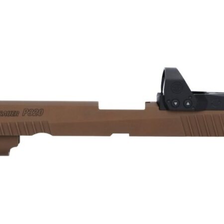 an image of the product SIG SAUER X-Series P320 9mm Slide Assembly 4.7" with ROMEO1PRO, 6MOA Night Sights- Coyote- 8900282