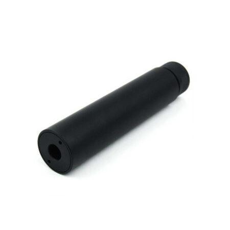 AK 7.62x39mm Thread-On Fake Can Style Muzzle Brake 6" 14-1 Left Hand Threads- Steel Black
