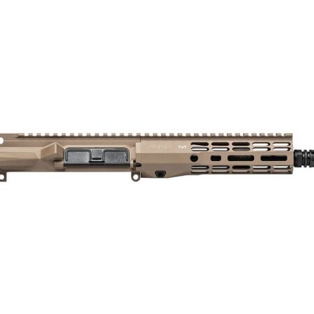 an image of the product Aero Precision AR-15 .300 Blackout M4E1 Threaded Complete Upper Receiver, 8" Barrel, Atlas R-One M-LOK 7.3" Handguard- FDE Cerakote- APAR700711M1