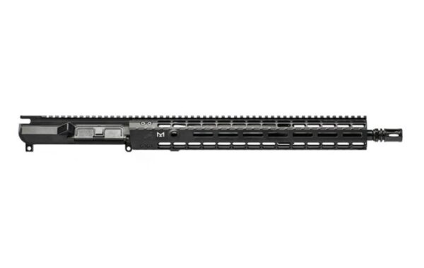 an image of the product Aero Precision AR-15 5.56mm M4E1 Threaded Complete Upper Receiver, No Forward Assist, 16" Mid-Sized Barrel, Atlas R-One M-LOK 15" Handguard- FDE Cerakote- APAR712705M7
