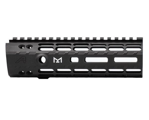 an image of the product Aero Precision AR-15 Enhanced Gen2 M-LOK 7.3" Free Float Handguard With Barrel Nut- Anodized Black- APRA100269A