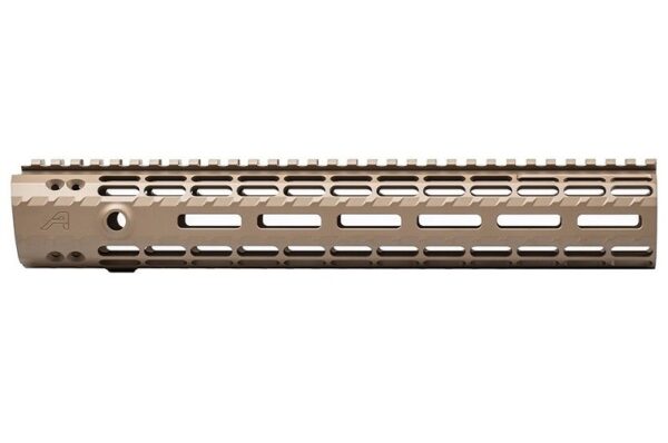 an image of the product Aero Precision AR-15 Enhanced Gen2 M-LOK 12.7" Free Float Handguard- FDE Cerakote- APRA100284C