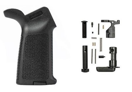 Aero Precision AR-15 Enhanced Pistol Caliber MOE Lower Parts Kit Minus FCG- Black