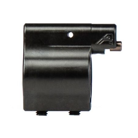 an image of the product Aero Precision Adjustable Low Profile Gas Block .625" Diameter W/ Aero Logo- Black Nitride- APRH101613C