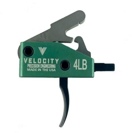 Velocity AR Steel Case Drop-in, Single Stage Trigger, 4 lb- Curved