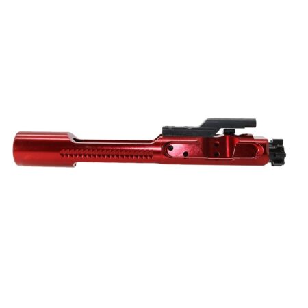 AR-15 5.56 Competition Complete Mil-Spec Bolt Carrier Group Assembly- Anodized Red