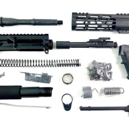 AR15 Complete Pistol Kit 5.56mm NATO 1:7 Twist 7" Barrel with 7" M-Lok Free Float Top Cut Hand Guard