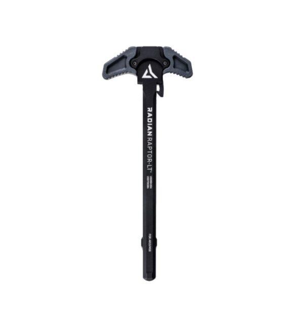 an image of the product Radian Raptor-LT AR-15/M16 Ambidextrous Charging Handle Assembly- Stealth Grey- R0150