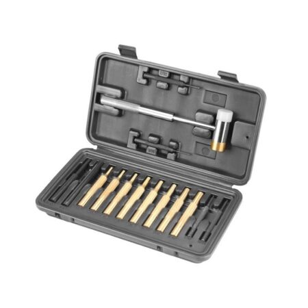 Wheeler Engineering Hammer and Punch Set with Hard Plastic Case