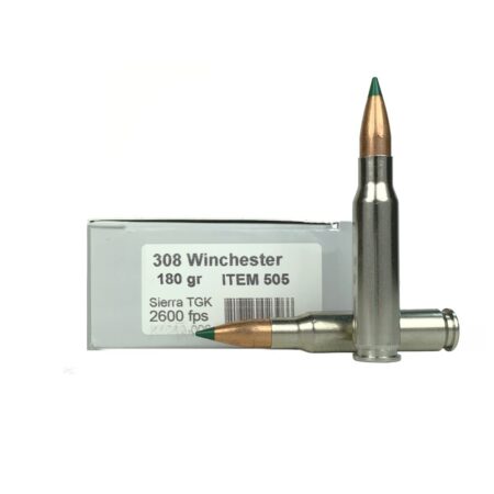 Underwood .308 Winchester 180 Gr. Sierra Tipped Gameking- Box of 20