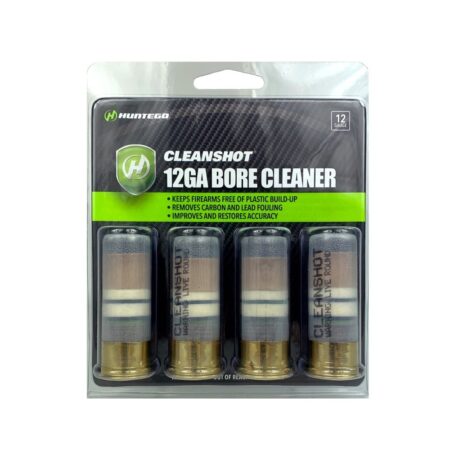 Huntego Cleanshot 12 Gauge 2-3/4" Bore Cleaner(Live Round)- Pack of 4
