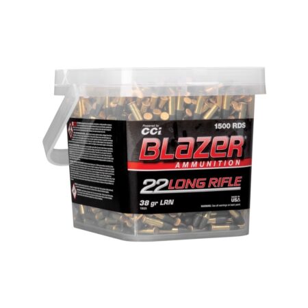 CCI Blazer .22 Long Rifle 38 Gr. Lead Round Nose- Bucket of 1500