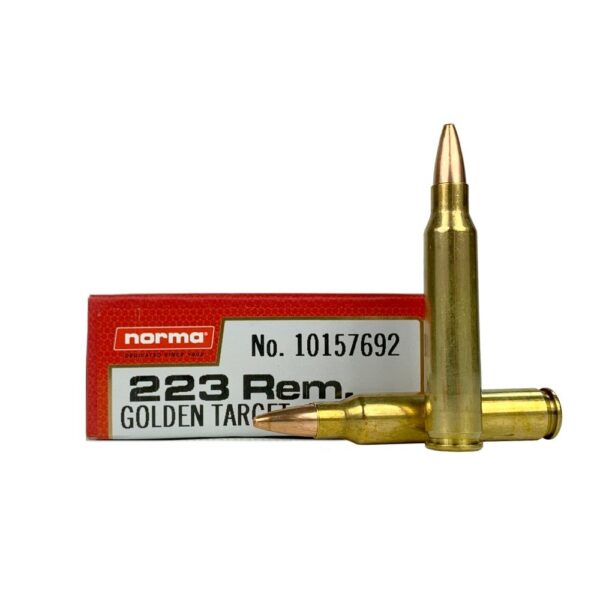 Norma Golden Target Match .223 Remington 69 Gr. Hollow Point Boat Tail- Box of 20