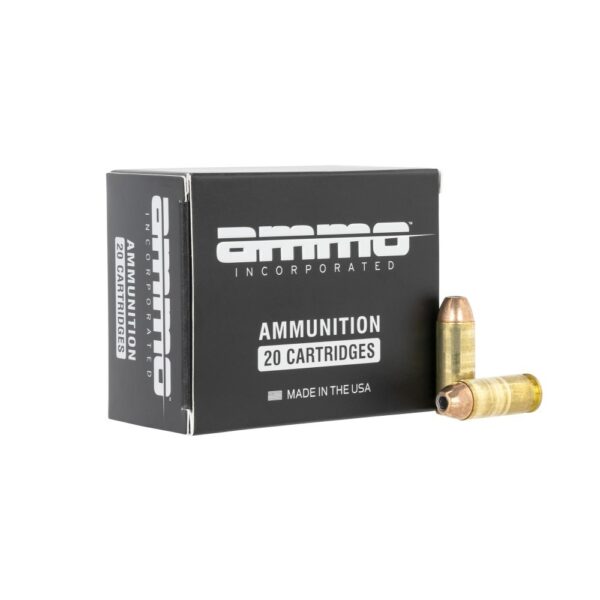 Ammo Incorporated 10mm Auto 180 Gr. Jacketed Hollow Point- Box of 20
