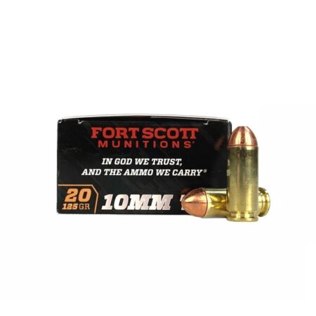 Fort Scott Munitions 10mm Auto 125 Gr. TUI Solid Copper Spun- Lead Free- Box of 20
