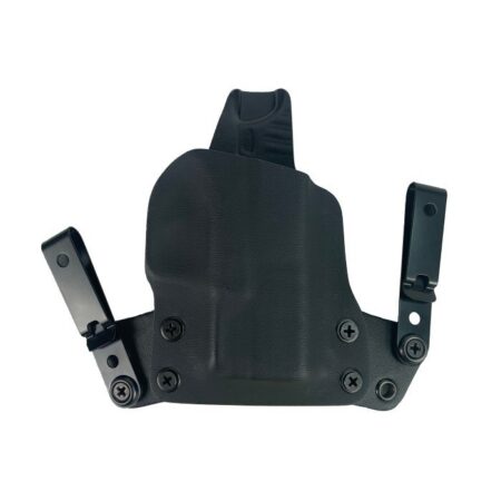 Black Point Tactical Mini Wing Glock 19/23/32 IWB Holster Adjustable- Right Hand- Black Kydex & Metal