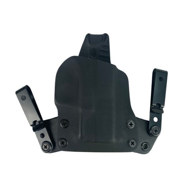 Black Point Tactical Mini Wing Glock 19/23/32 IWB Holster Adjustable- Right Hand- Black Kydex & Metal