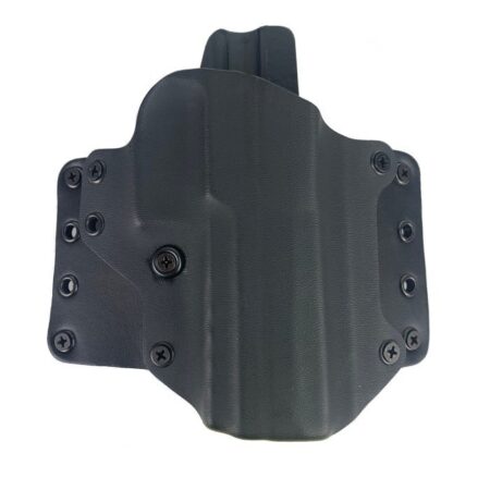 Black Point Tactical Leather Wing Standard 1911 OWB Holster- Right Hand- Black Kydex