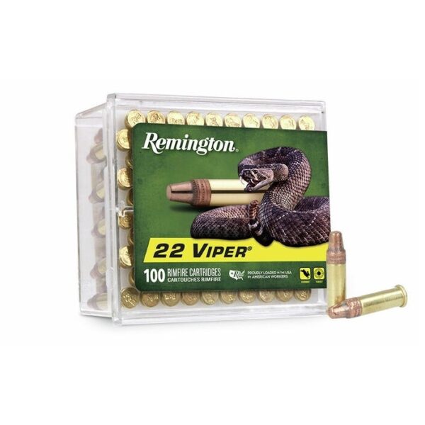 Remington Viper .22 Long Rifle 36 Gr. Copper Plated Truncated Cone Hyper Velocity - Box of 100
